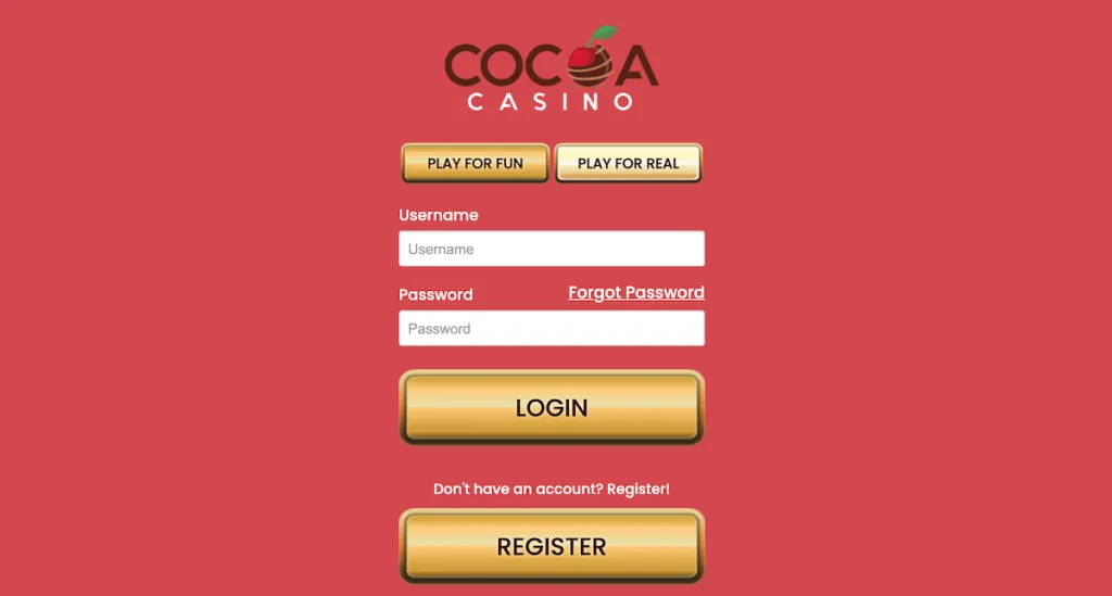 Cocoa Casino Registration